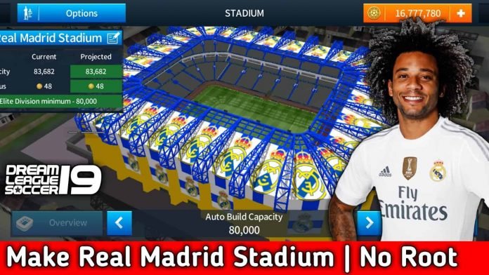 How to Change The Stadium Of Dream League Soccer [Real Madrid Stadium]