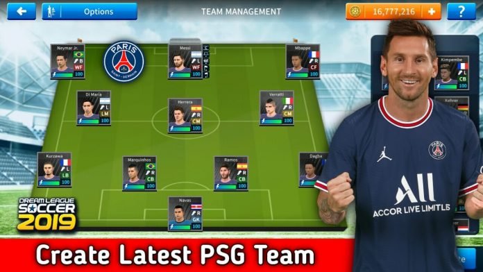 How To Create Latest PSG Team in Dream League Soccer 2019