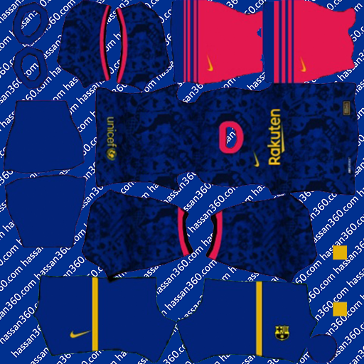 Fc Barcelona Third Kits For DLS 22