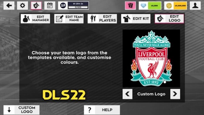 Liverpool Logo & Kits For DLS 22